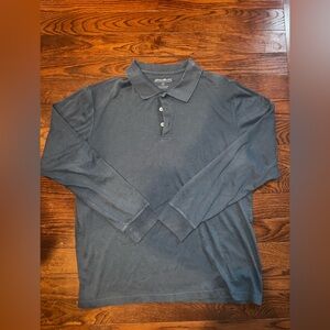 Eddie Bauer Men's Charcoal Polo Shirt